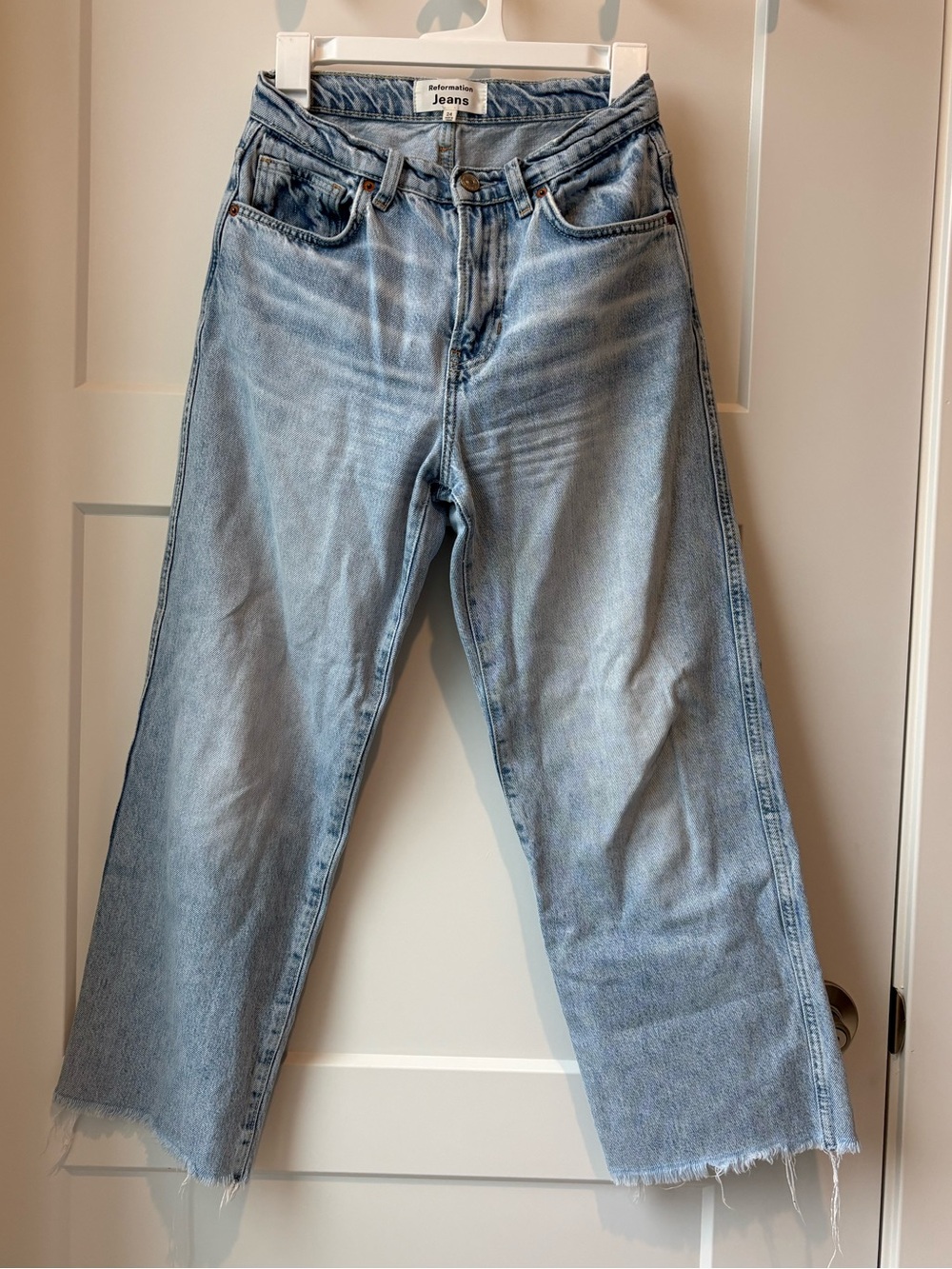 Reformation Val 90s Mid Rise Straight Jeans